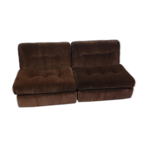 Paire de fauteuils lounge - bellini italia