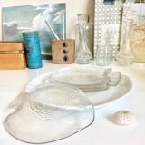 4 glass fish cups