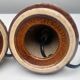 pair of ceramic bedside lamps "Fat-Lava", origin West Germany