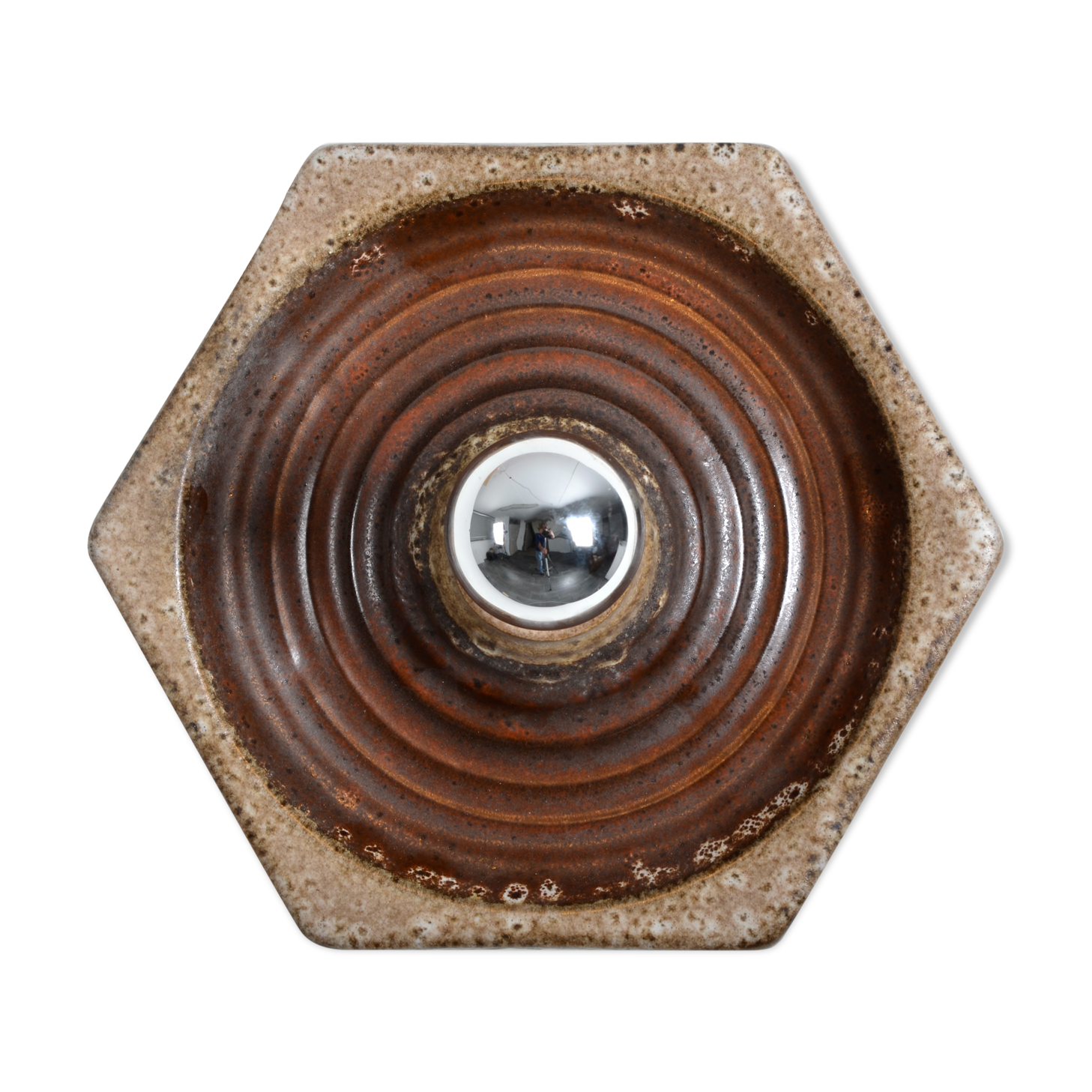 Fat Lava sconce from Hustadt Leuchten, 1970s