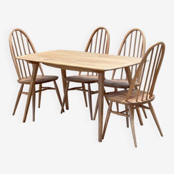 Ercol dining table (light elmwood)