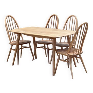 Ercol dining table (light elmwood)