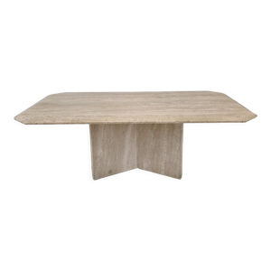Table basse italienne en travertin,