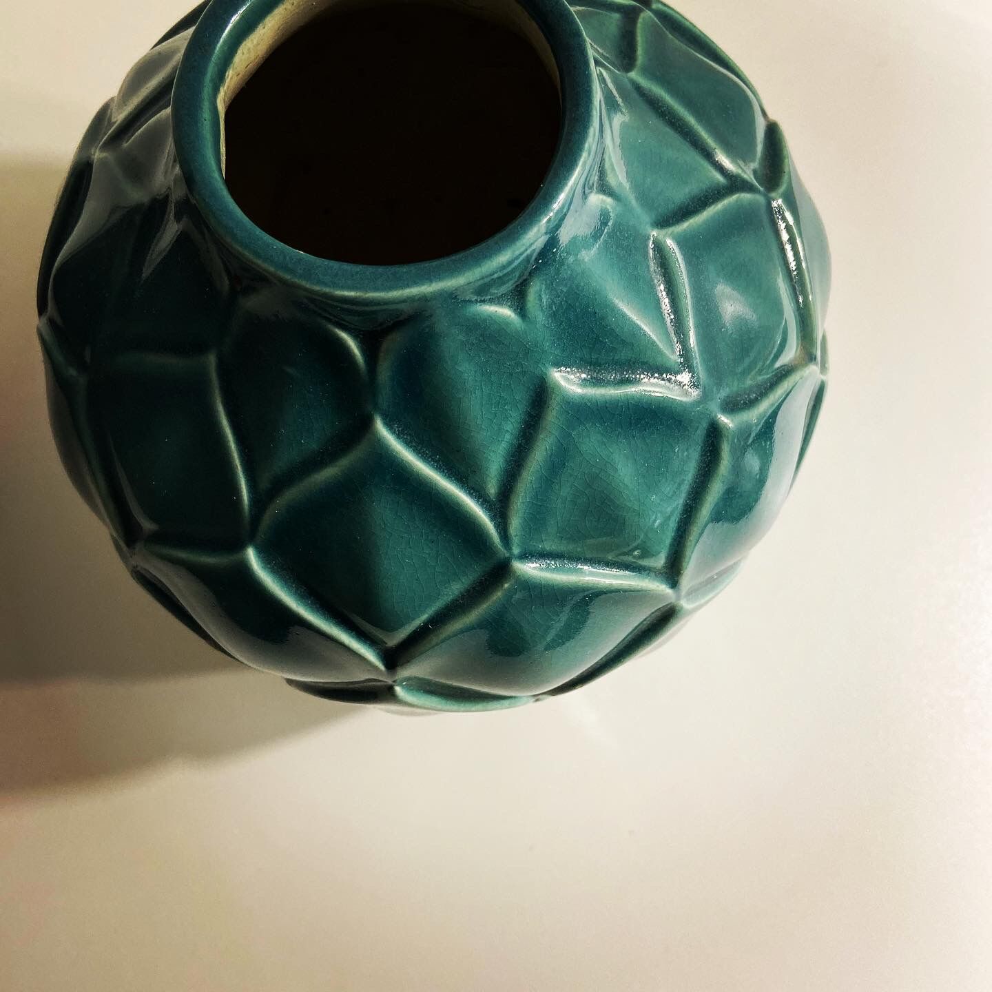 Vase artichaut art déco céramique Saint Clément