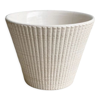 Mid century ceramic planter / flower pot