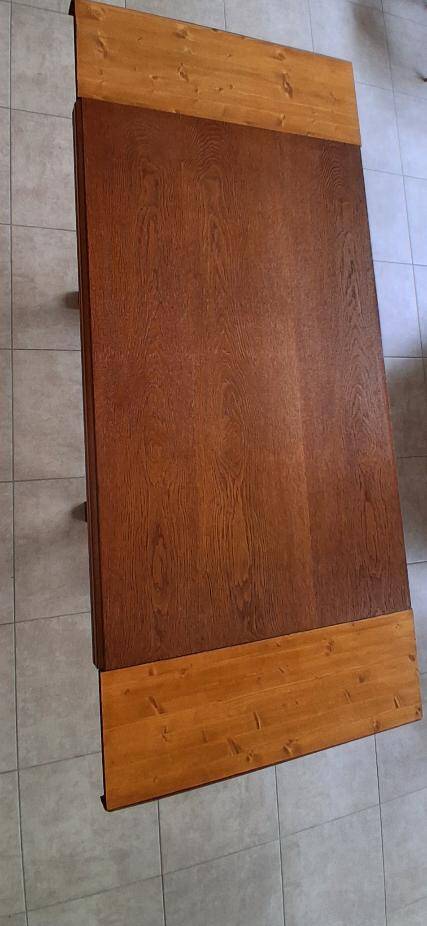 Table rectangulaire avec rallonges