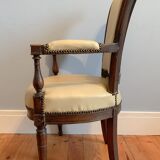 Executive chair, leatherette, XIXth