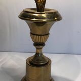 Neoclassical Palm Tree Table Lamp in Brass in the Style of M