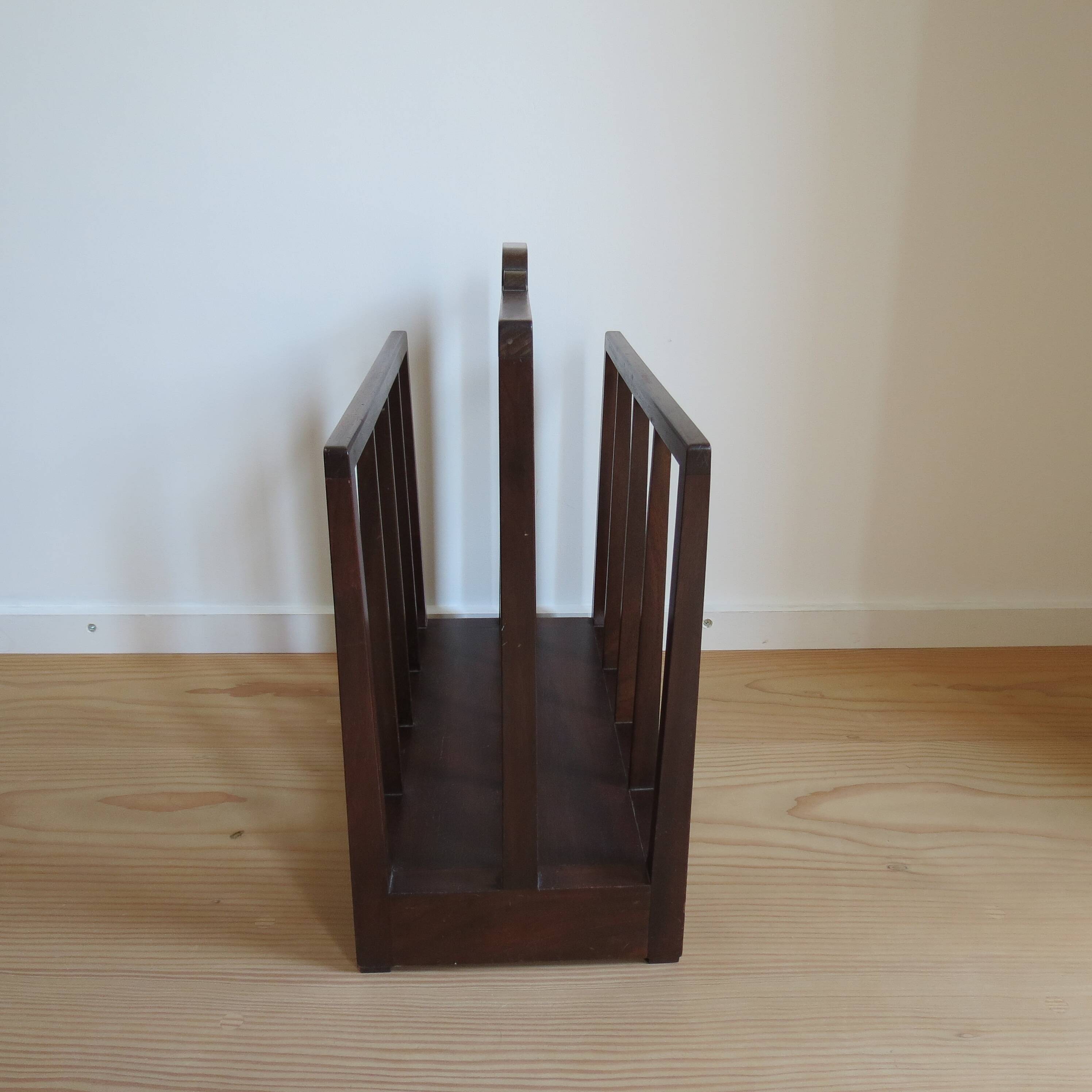 1930s Afrormosia Modernist Magazine Rack