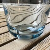 Sceau à glace en verre vintage art deco
