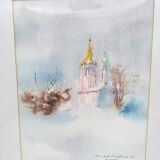 Michel constant. Watercolor on paper.