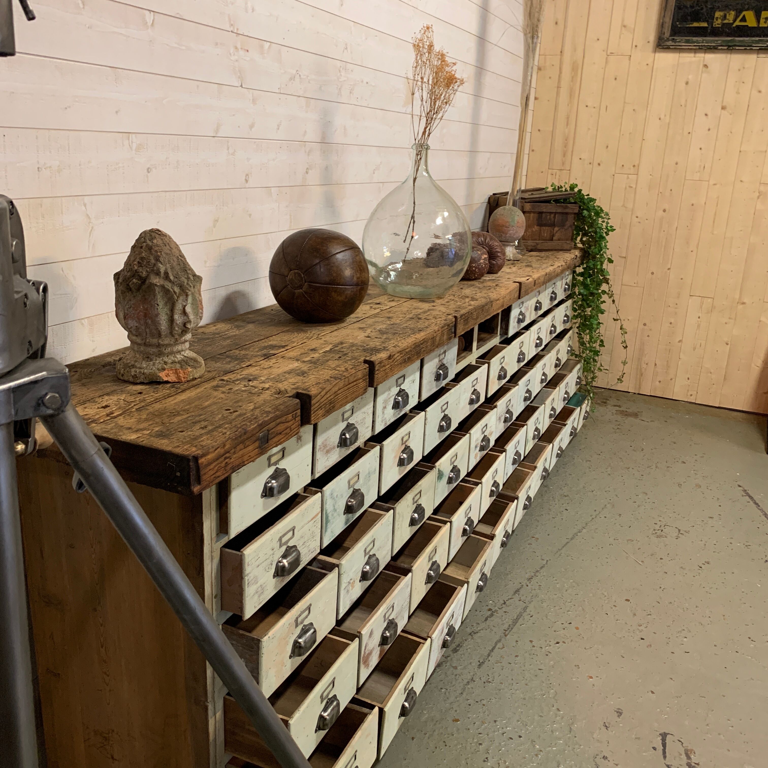 Workshop craft furniture xxl established 48 drawers 1940