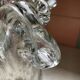 Molded glass vase