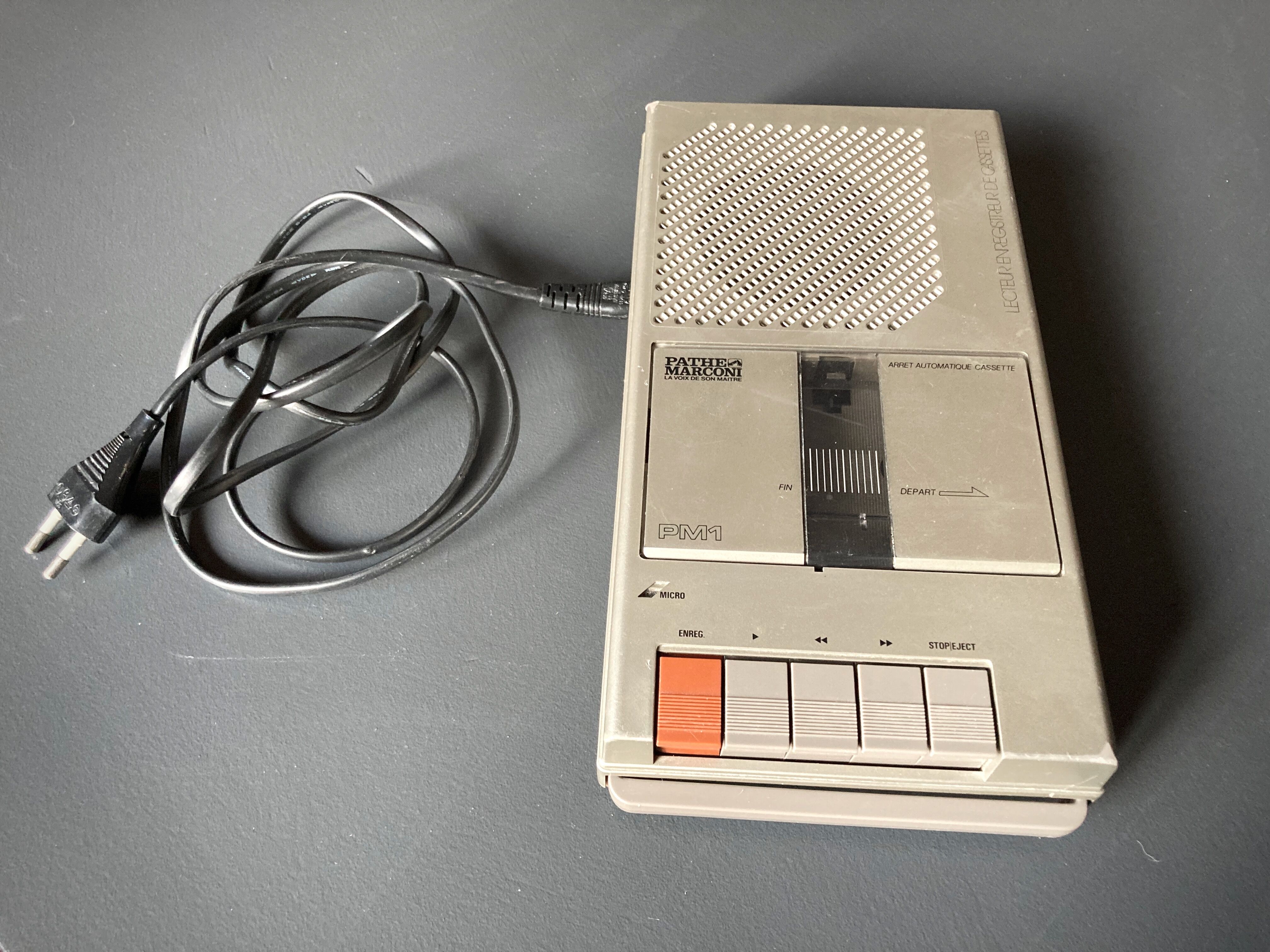 Pathé Marconni K7 recorder player