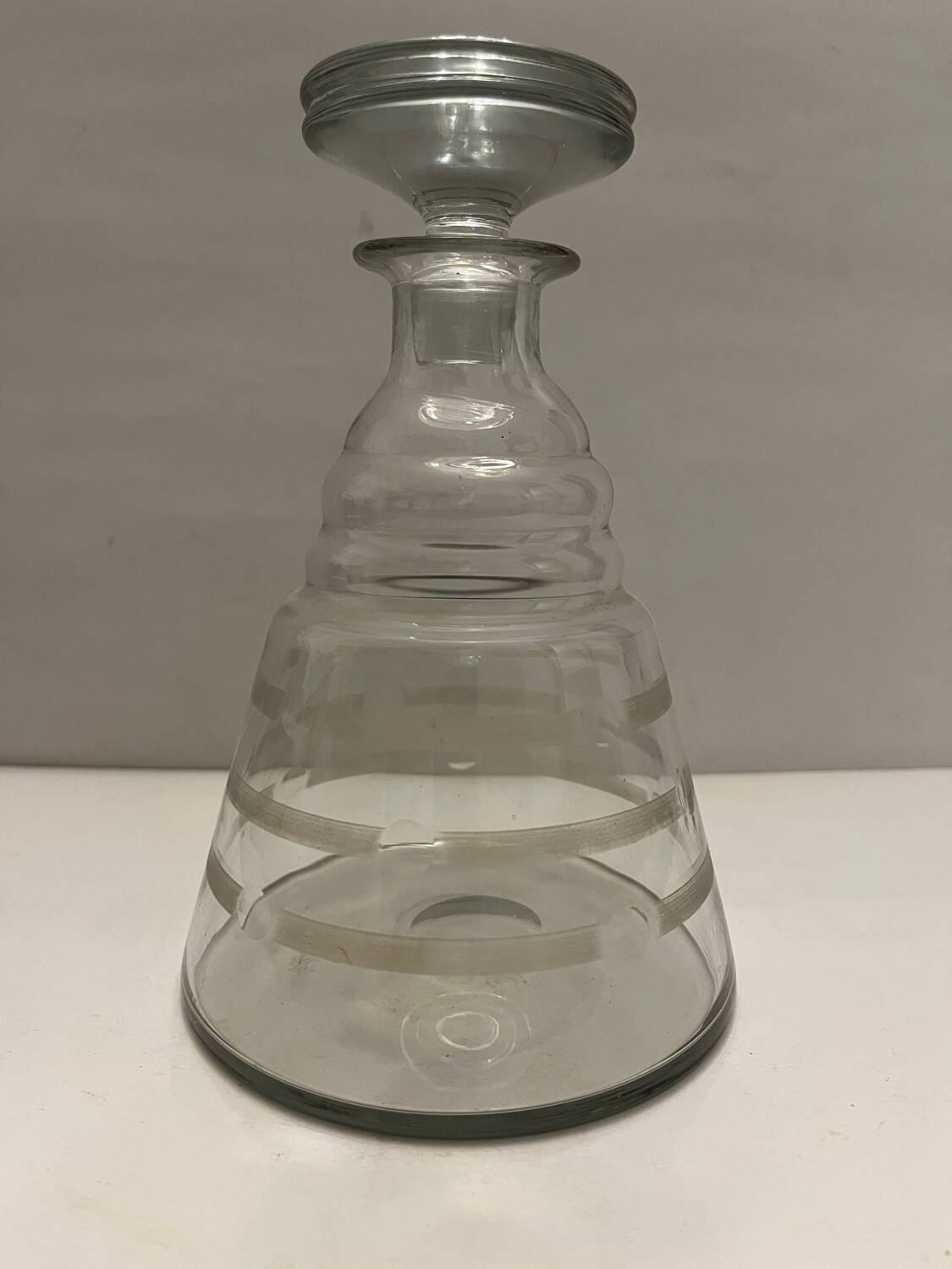 Art Deco Glass Carafe