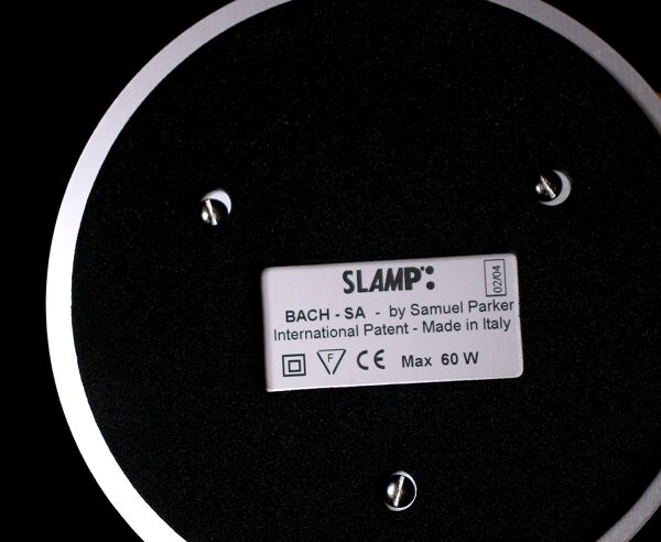 Lampe en opalflex blanc Slamp Bach, Francesco Paretti