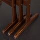 Kai Kristiansen rosewood nesting tables for Vildbjerg Möbelfabrik, Denmark