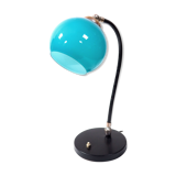 Blue opaline lamp