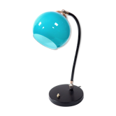 Blue opaline lamp