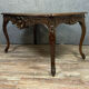 Table bureau Louis XV rocaille en palissandre vers 1850