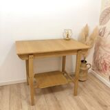 Drafting desk, from the 60s/70s, in solid oak