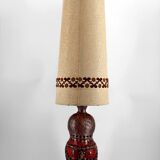 Important ceramic lamp / floor lamp, Owl, by Walter Gerhards