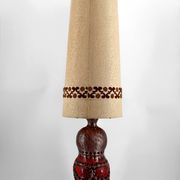 Important ceramic lamp / floor lamp, Owl, by Walter Gerhards