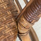 Fauteuil en rotin 1960