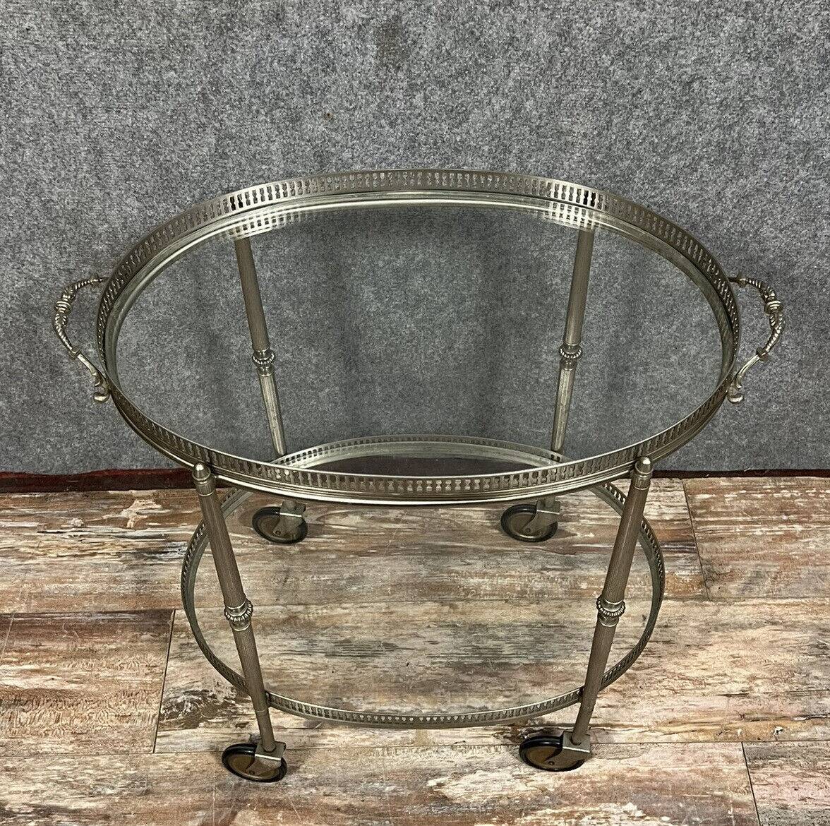 According to Maison Baguès: servant on wheels or bar cart Art Deco period circa 1930