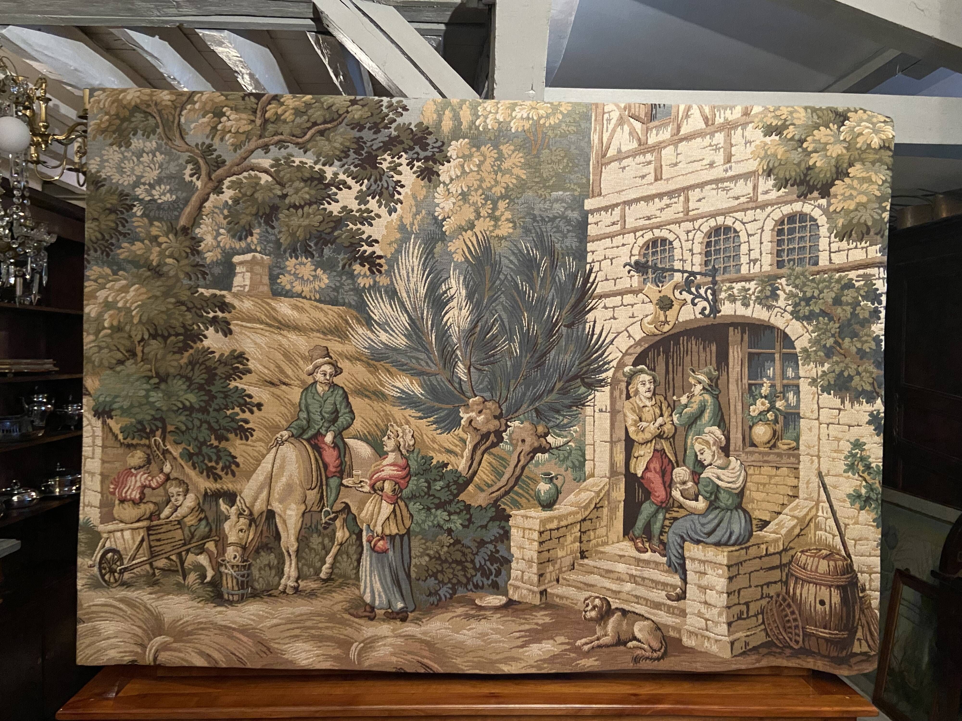 Tapestry lively village