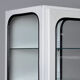 Vintage Iron And Glass Medical Cabinet, 1970s