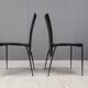 Set of 4 post modern dining chairs by Arper Italy, 1980s