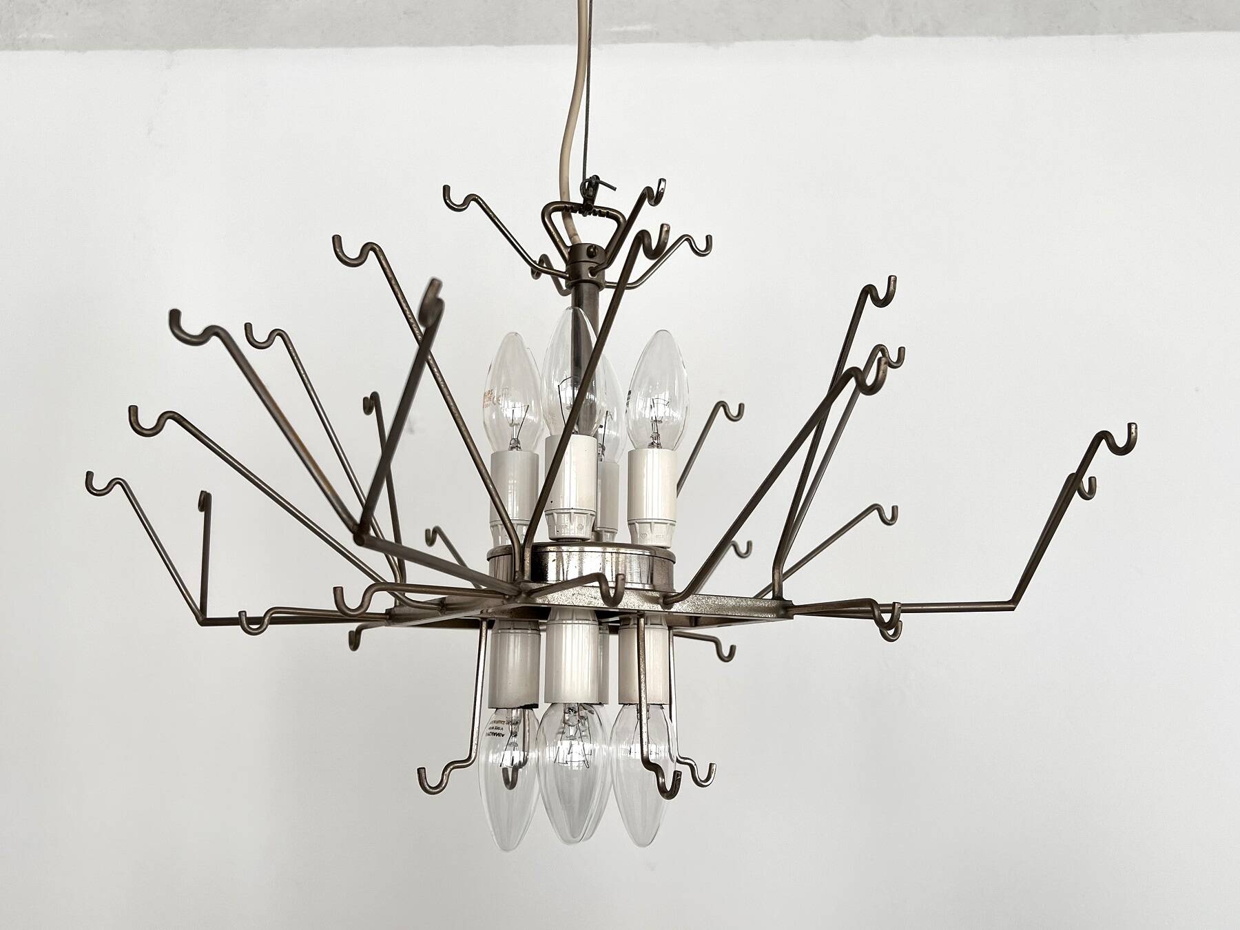 Italian Murano Chandelier by Carlo Nason for Mazzega, 70s