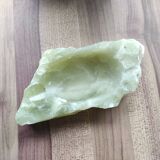 Raw natural jade stone ashtray