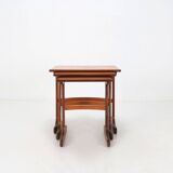 Set of 3 teak wood nesting tables by G-Plan, 1970s, UK ca. 1970