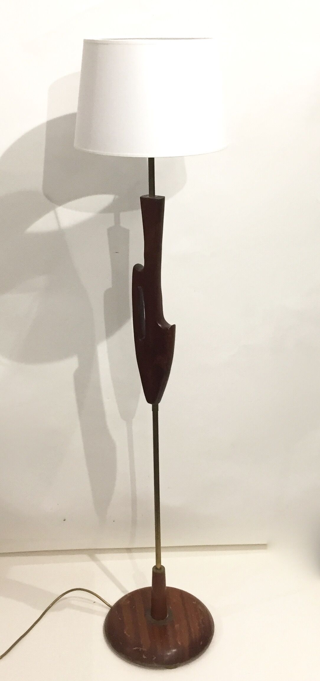 Scandinavian teak lamppost