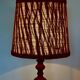 Lampe en bois tourné 1970’s.