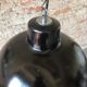 Vintage industrial german model EHS2/S pendant lamp, 1950s
