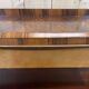 English Chippendale walnut display cabinet from the 1930s