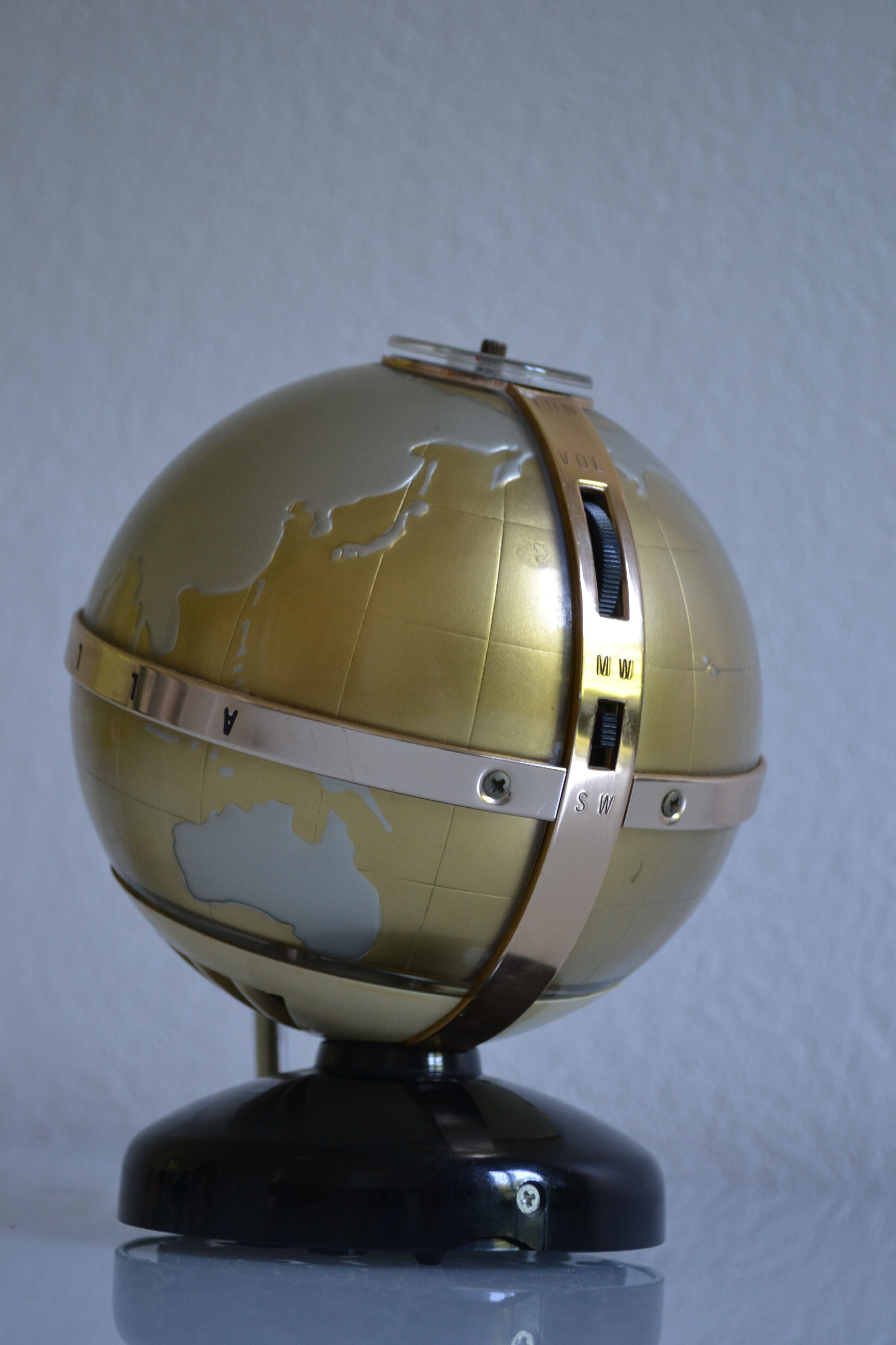 Radio vintage globe terrestre 60's
