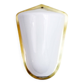 Wall lamp in brass and opal glass 1930