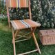 Folding chair, deckchair canvas