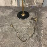 Floor lamp light brass 1970