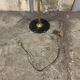 Lampadaire liseuse laiton 1970