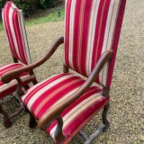 Lot de chaises anciennes os de mouton