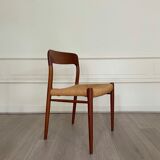 Set 4 chairs by Niels Otto Møller 1960