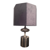 Lampe en acier brossé
