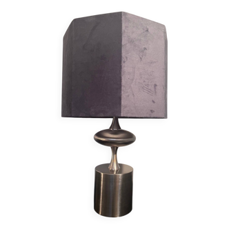 Lampe en acier brossé