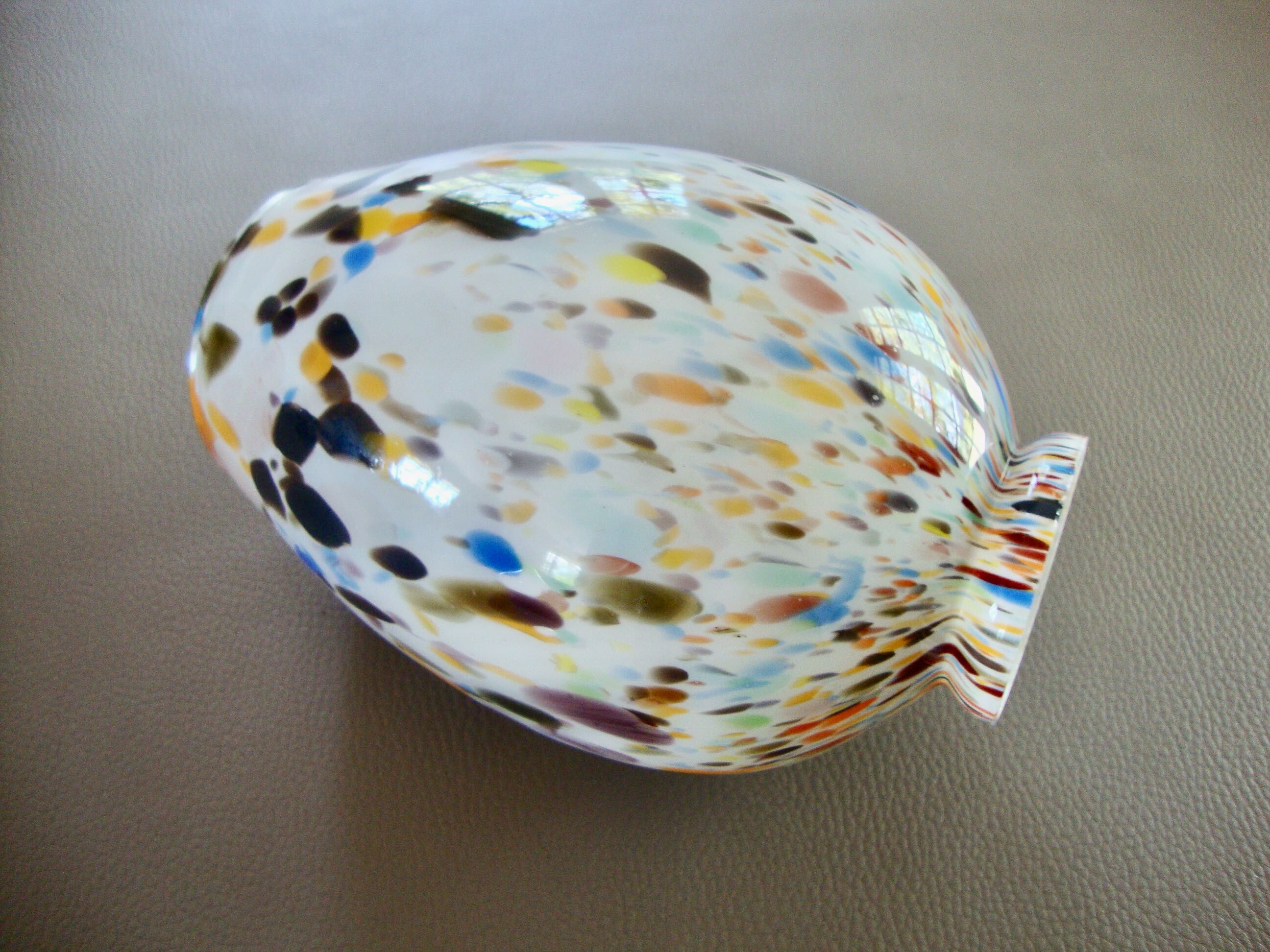 Clichy vase in blown glass