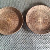 Set de 2 corbeilles en osier